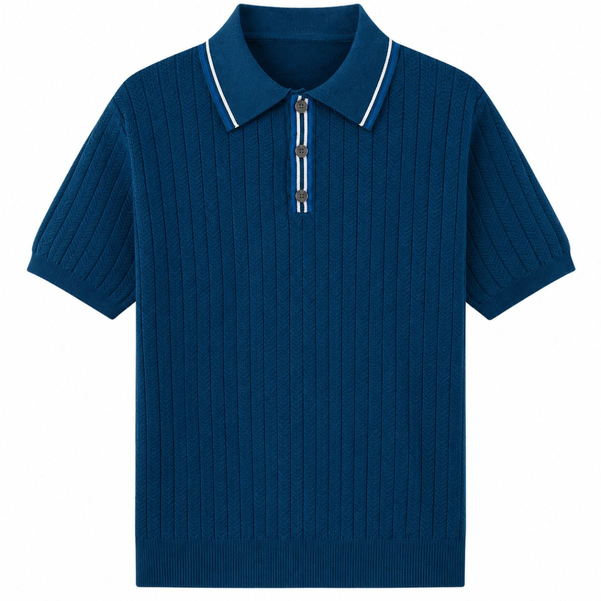 Ashford Ribbed Knit Polo