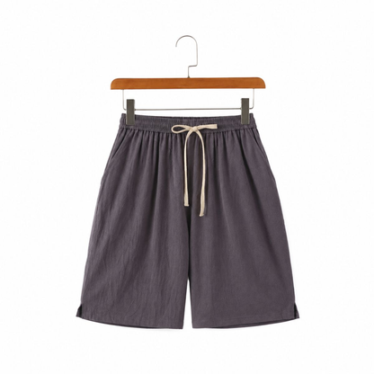 Solvane Linen Drawstring Shorts