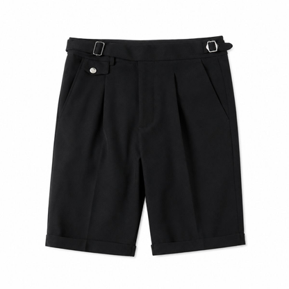 Valdore Elegant Pleated Bermuda Shorts