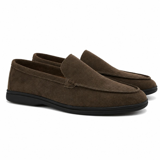 Holborn Premium Suede Loafers with Black Sole