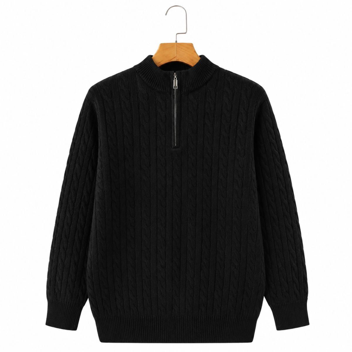 Halton Cashmere Half-Zip Sweater