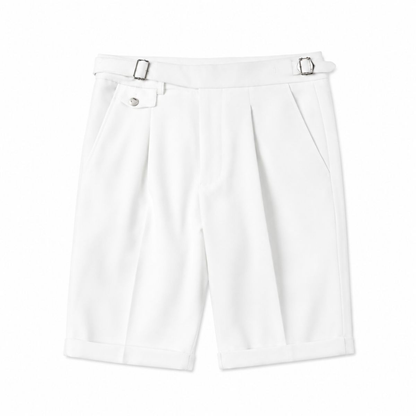 Valdore Elegant Pleated Bermuda Shorts