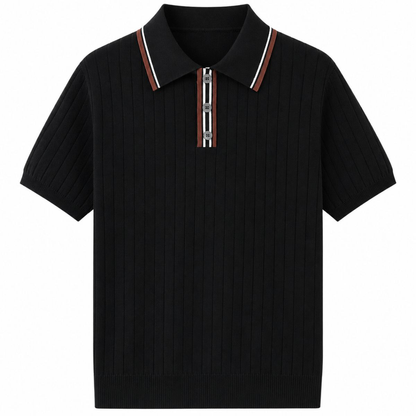 Ashford Ribbed Knit Polo