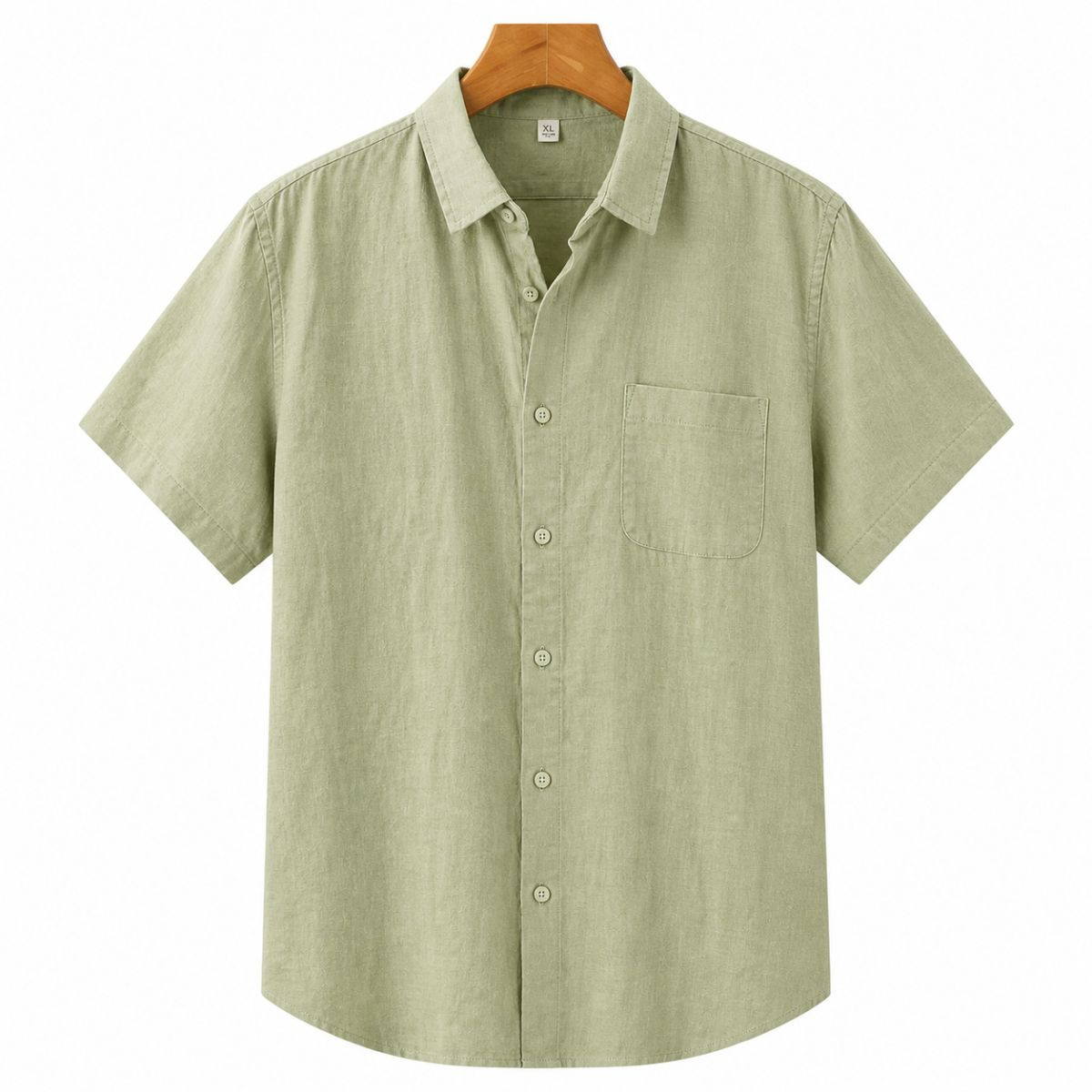 Santorini 100% Linen Short Sleeve Shirt