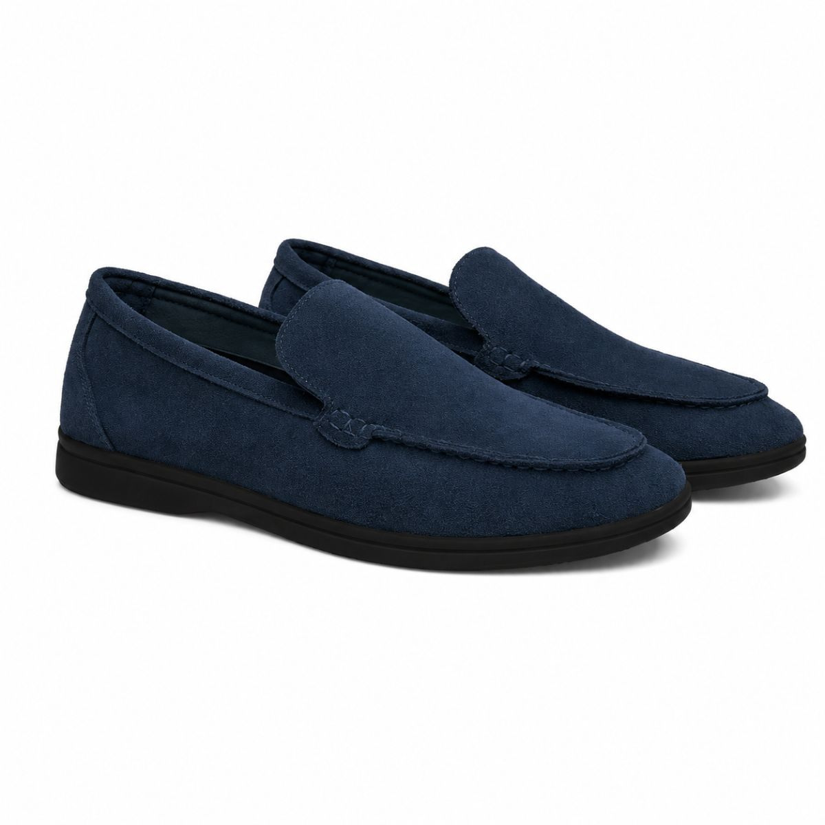 Holborn Premium Suede Loafers with Black Sole