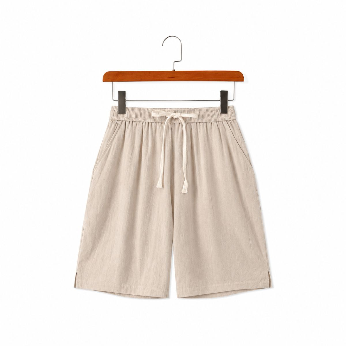Solvane Linen Drawstring Shorts
