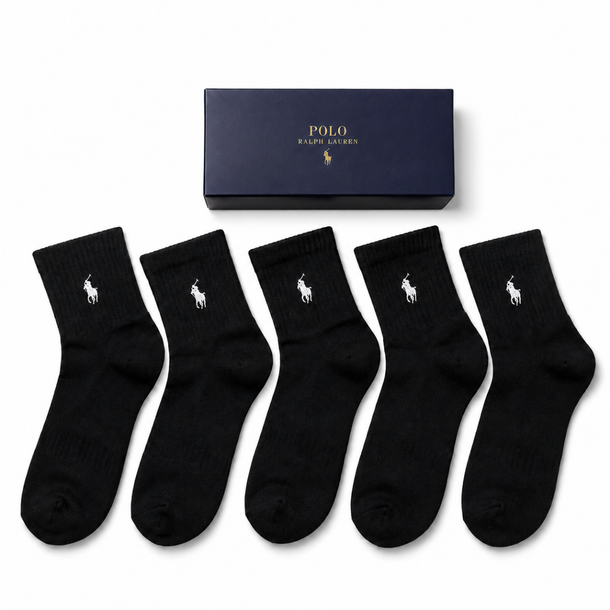5-Pack RL Cotton Socks Box