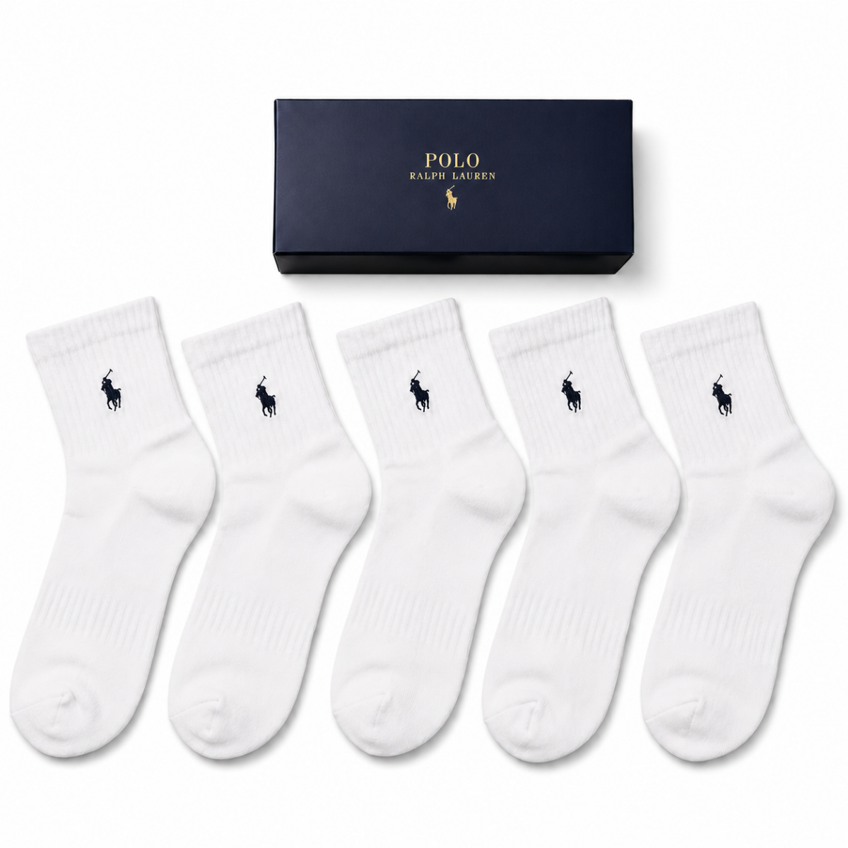 5-Pack RL Cotton Socks Box